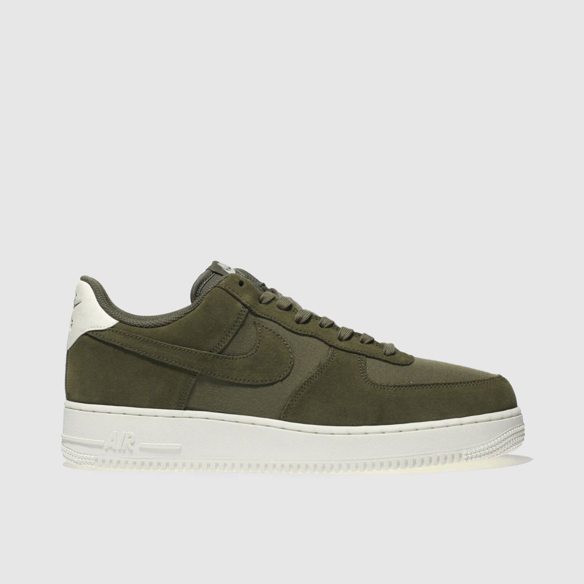 Nike khaki air deals force 1 trainers
