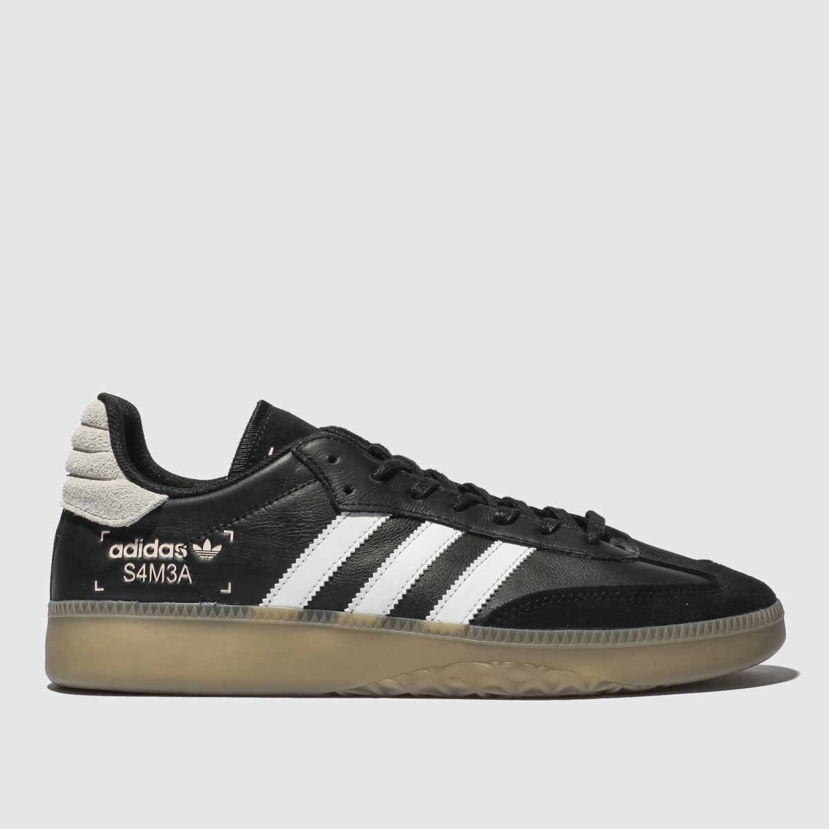 Adidas Black \u0026 White Samba Rm Trainers 