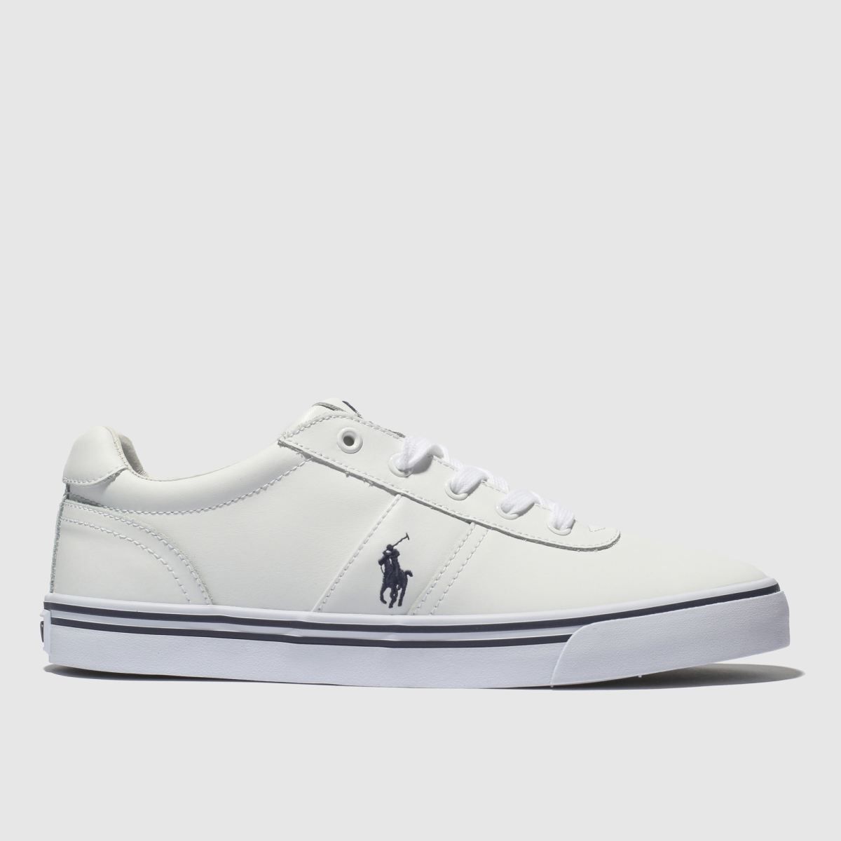 ralph lauren white hanford trainers