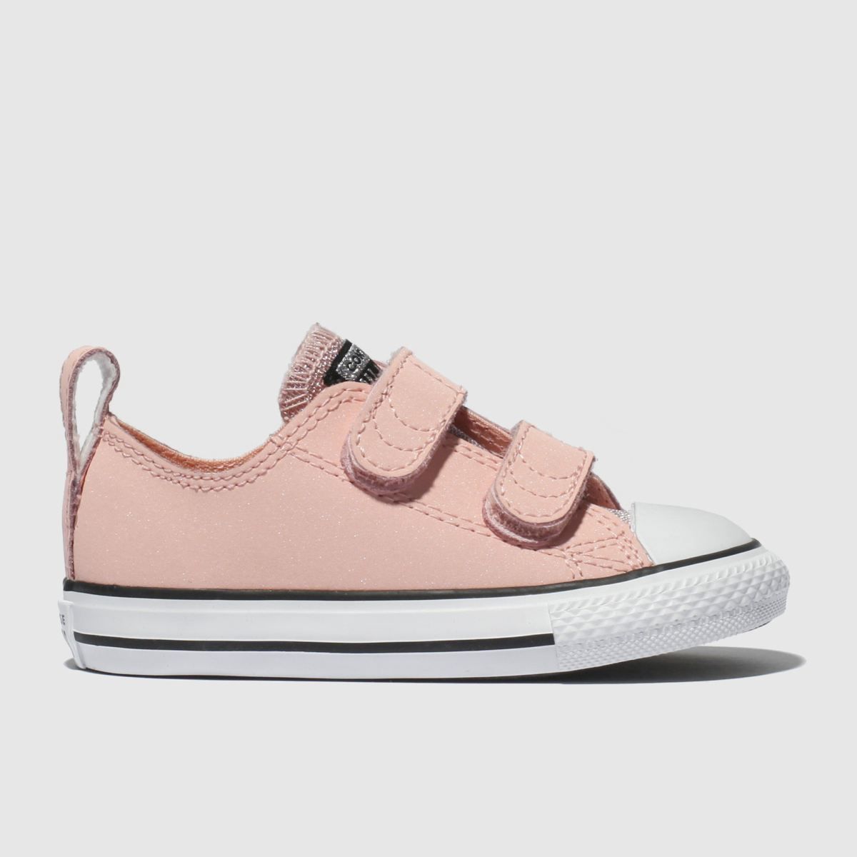 pale pink glitter converse