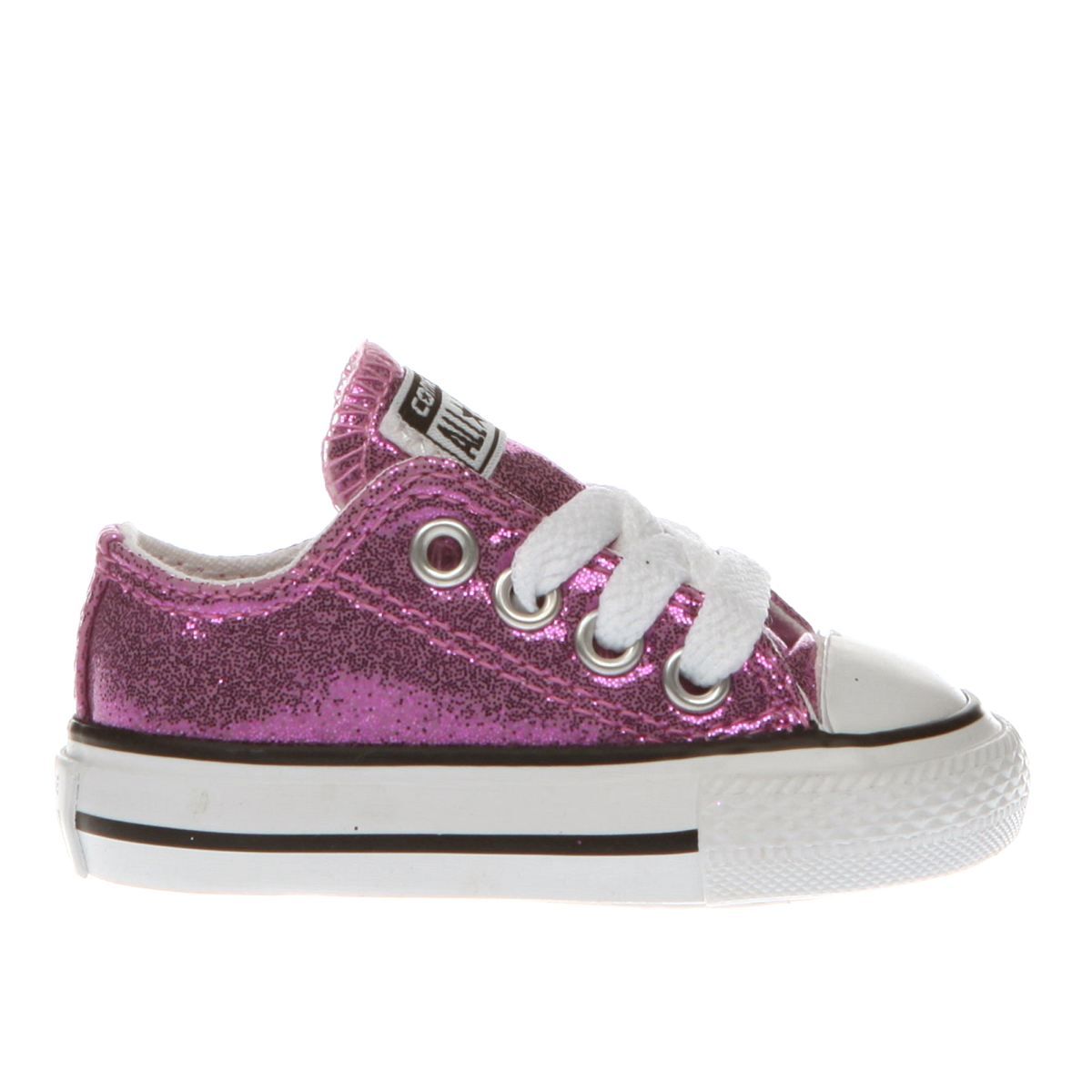 pink all star glitter ox trainers