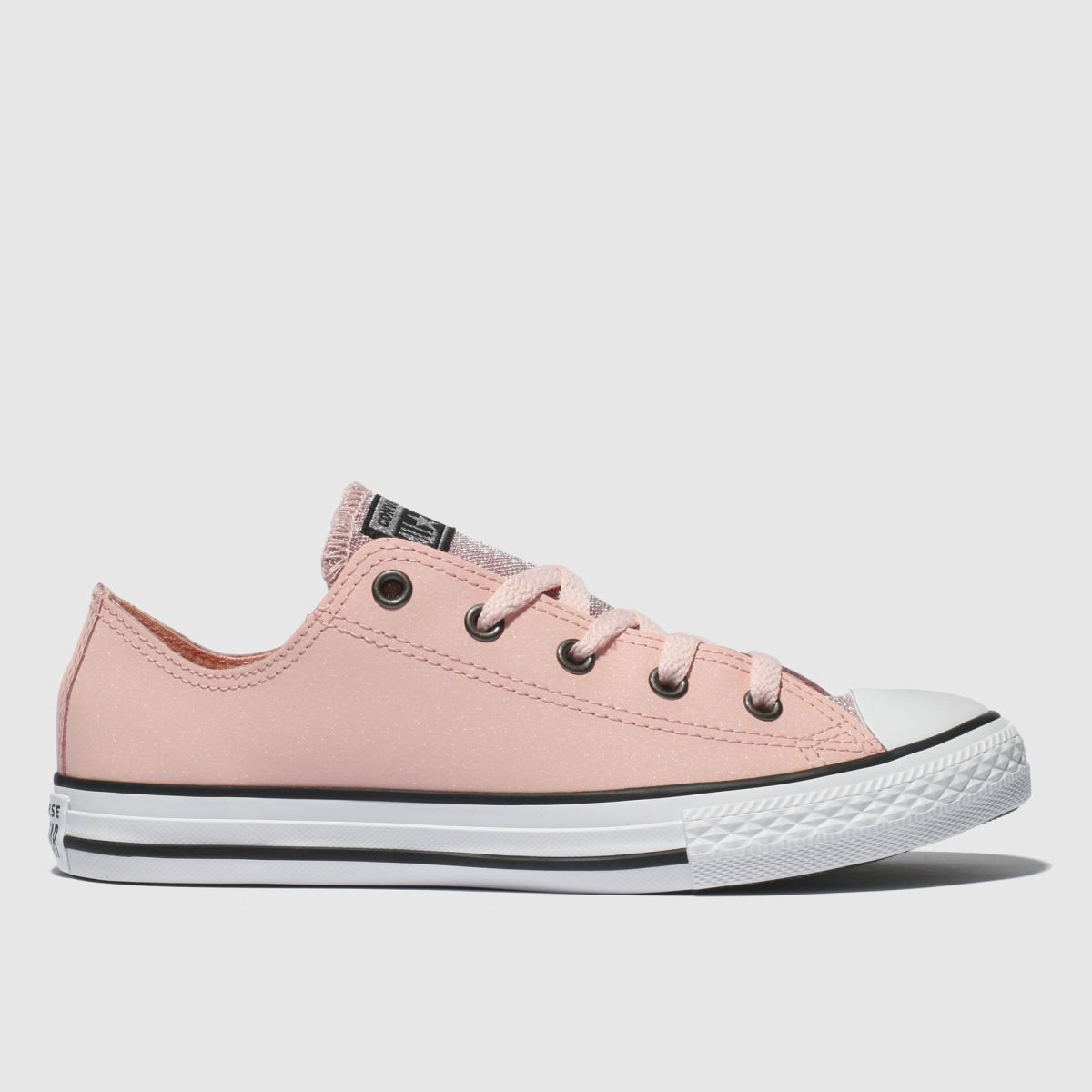 pale pink glitter converse