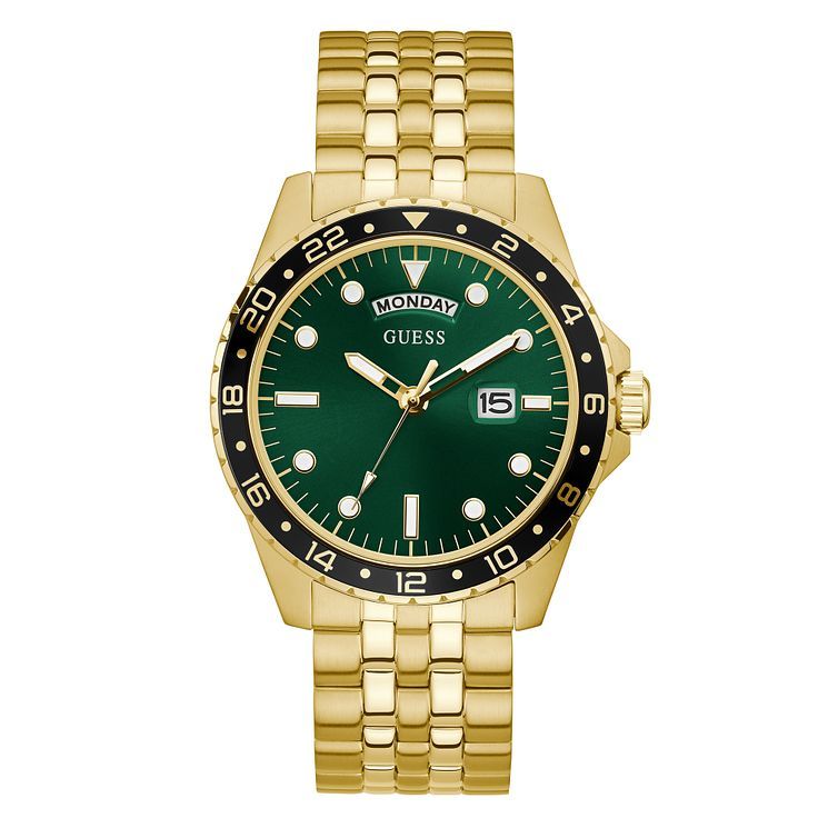 gold tone guess watch