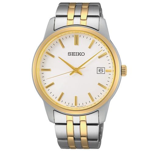 Seiko Men's Solar Two Tone Bracelet Watch | Compare | Bluewater