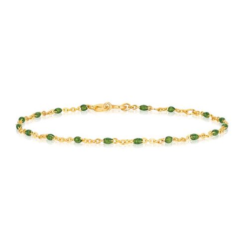 18ct Yellow Gold Cable Chain Bracelet