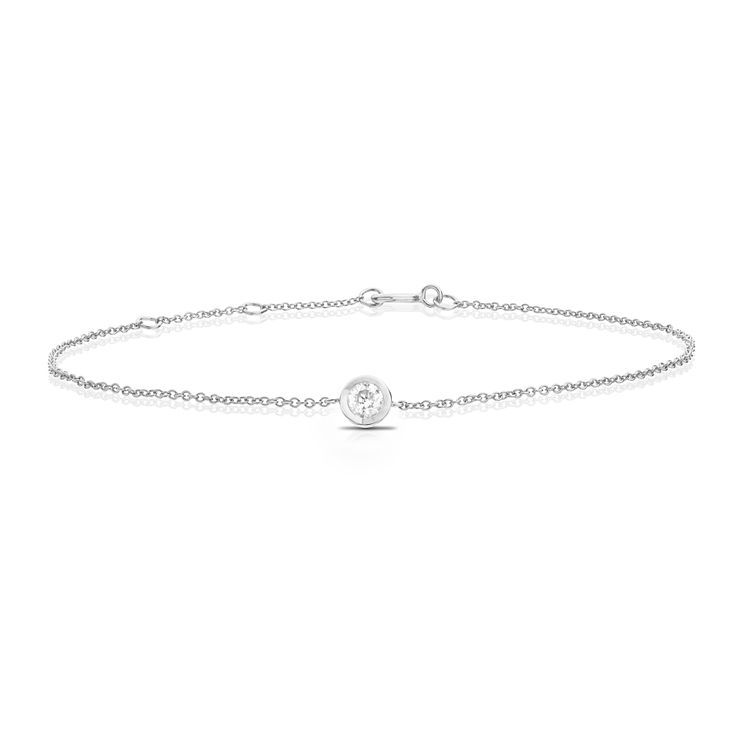 Sterling Silver  Diamond Bracelet  HSamuel