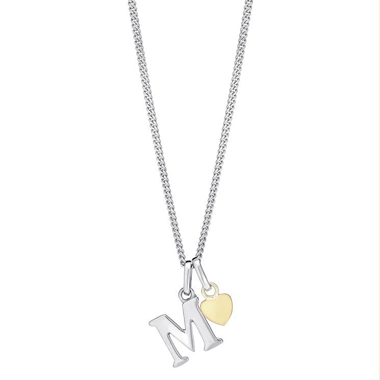 h samuel initial necklace