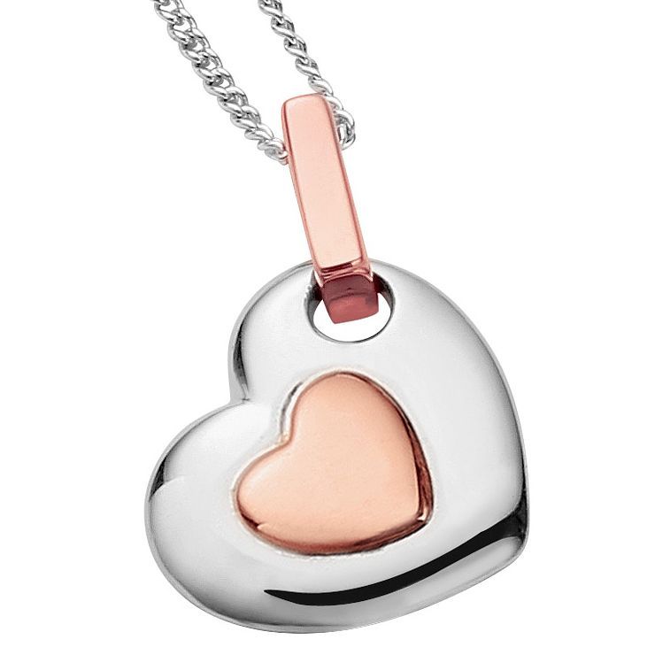 Clogau 3SENB0237 Enfys Bach Heart Necklace 3SENN0237 - thbaker.co.uk