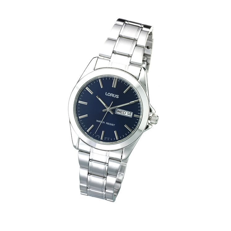 lorus blue dial watch