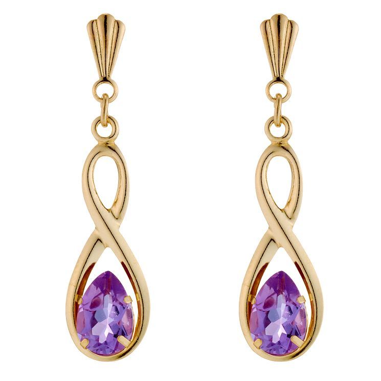 H samuel amethyst earrings sale