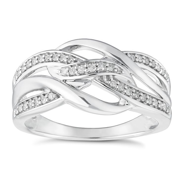 Ernest jones 9ct shop white gold ring