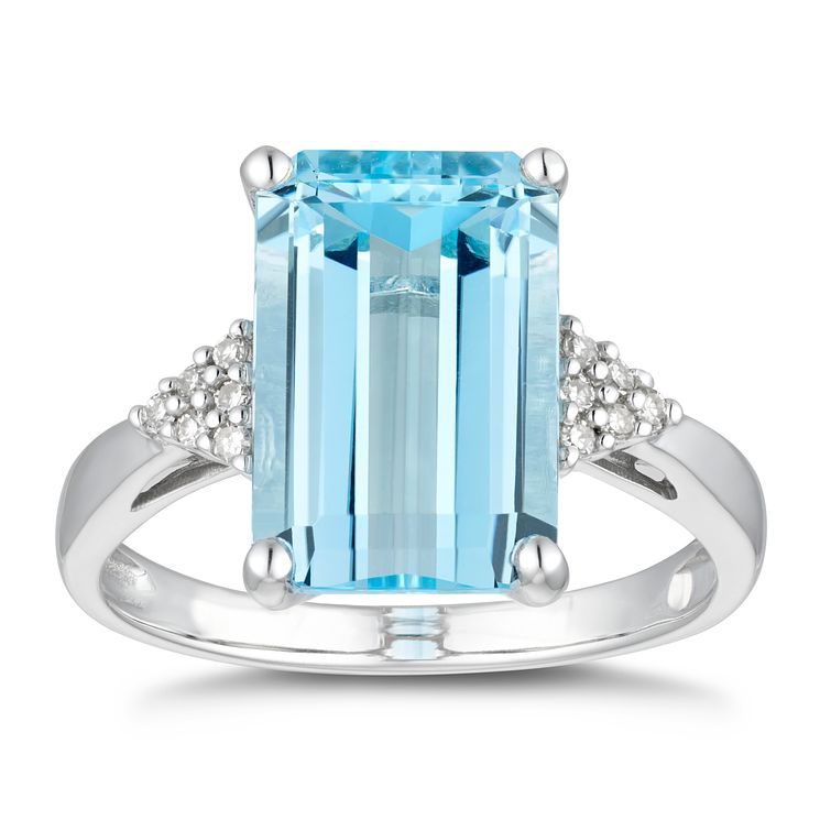 ernest jones blue topaz ring