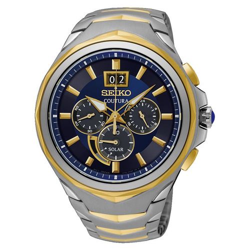 Seiko Coutura Men's Steel Bracelet Chronograph Watch | Compare | The Oracle  Reading