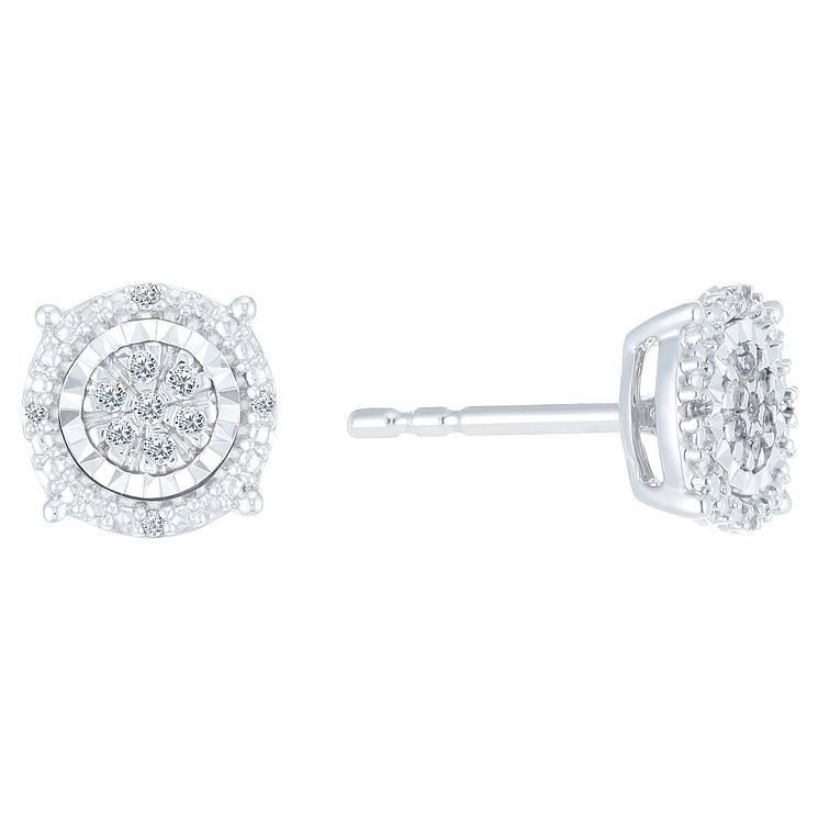 Ernest jones diamond stud earrings discount