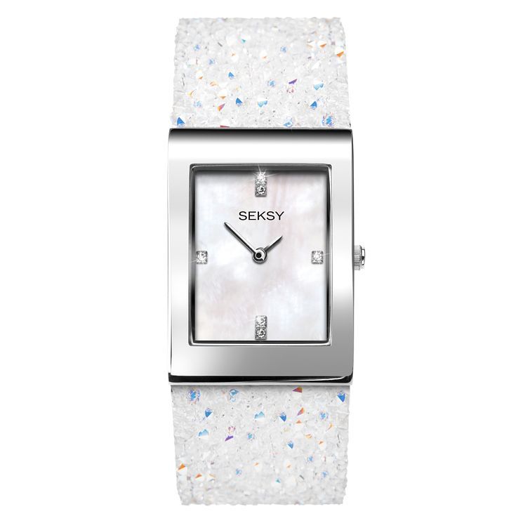 Seksy Rocks Ladies White Strap Bracelet Watch Compare Brent Cross