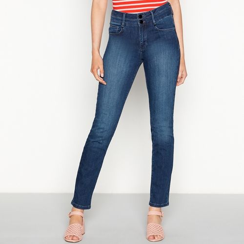J by Jasper Conran Dark Blue 'Lift and Shape' High Waisted Straight Leg  jeans - 16R - Women's - Jeans - mid blue | Compare | Highcross Shopping  Centre Leicester