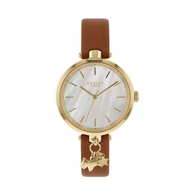 Radley Ladies Brown St.Dunstan S Analogue Leather Strap Watch