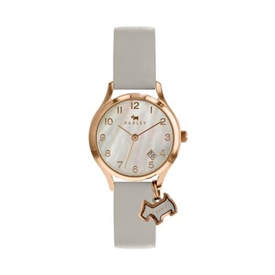 Radley Ladies Grey Liverpool Street Analogue Leather Strap Watch