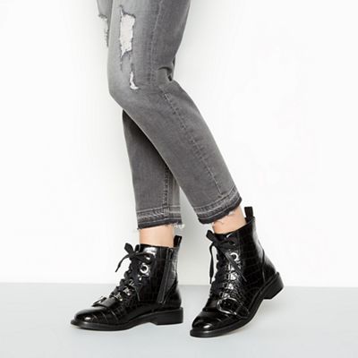 faith lace up ankle boots