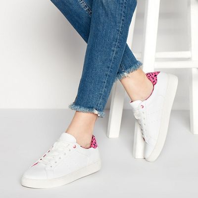 faith leopard print trainers