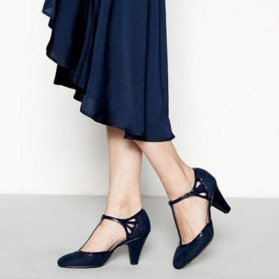navy patent shoes wide fit