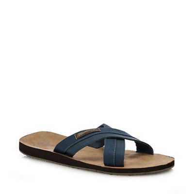 Men s Mantaray Blue Costa Teguise Slip On Sandals 9 Men s