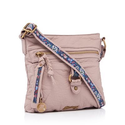 Mantaray Light purple buckle cross body bag One Size Handbags