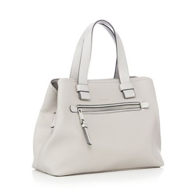 Principles Grey Faux Leather Pippa Grab Bag One Size