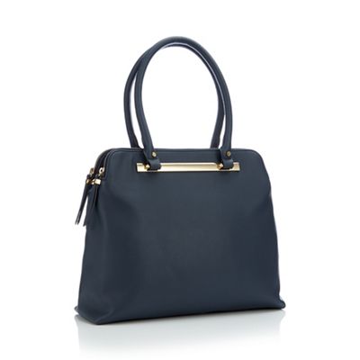 Principles Navy Kennedy Large Grab BAg One Size Handbags