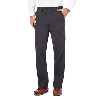 Buy Maine New England Dark Grey Chino Trousers Online at desertcartINDIA