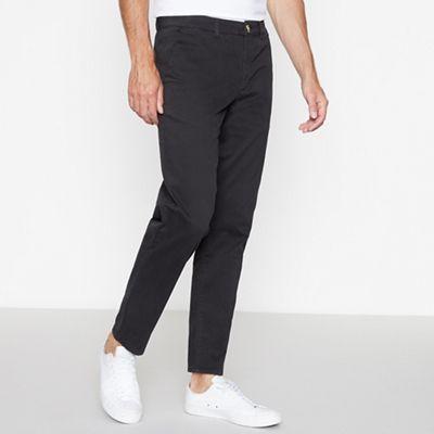 Red Herring Black Tapered Fit Chino Trousers - 32S - Men's - Trousers |  Compare | The Oracle Reading