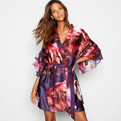 ted baker purple dressing gown