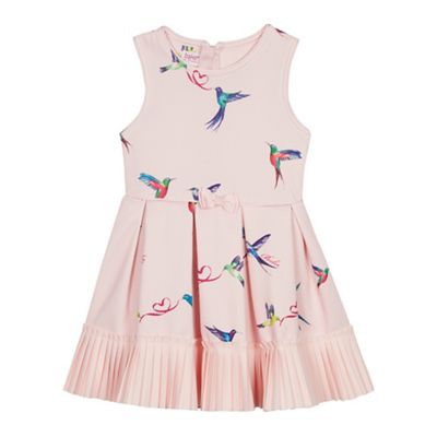 ted baker girls pink dress