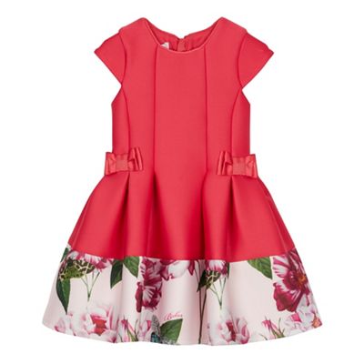 ted baker girls red dress