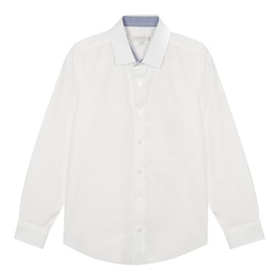 RJR.John Rocha Designer Boy s White Textured Shirt age 12