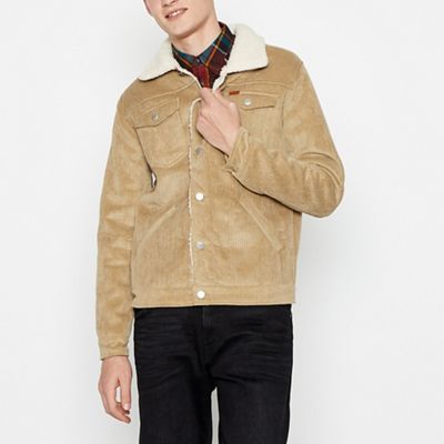 levi's beige sherpa jacket