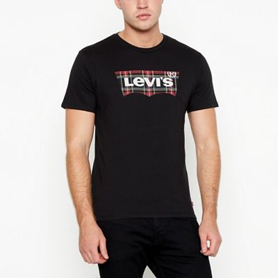 levis tartan t shirt