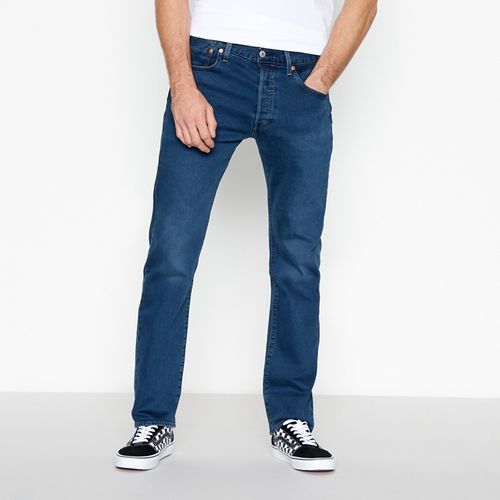 Levi's Blue Advanced Stretch Mid Wash '501 Ironwood' Straight Fit Jeans -  40R - Men's - Jeans | Compare | The Oracle Reading