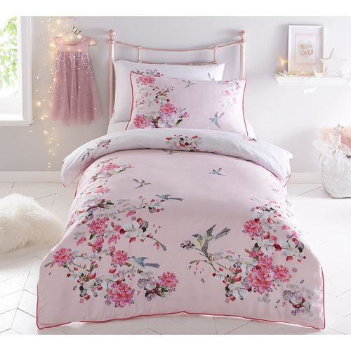 Baker by Ted Baker Pink 'Flight Of The Orient' Duvet Cover Set - toddler -  Kids bedding - light pink | Compare | The Oracle Reading