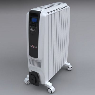 DeLonghi 'Dragon' TRD40820E 2KW oil filled radiator - . - Oil filled  radiators - white | Compare | The Oracle Reading