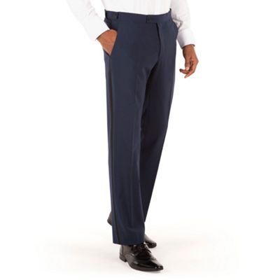 Suits  Check Flat Front Travel Suit Trouser  Jeff Banks