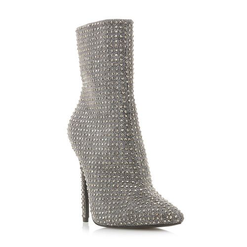 Steve Madden Silver 'Wifey High Stiletto Heel Ankle Boots - 7 - Boots | Compare | The Oracle Reading