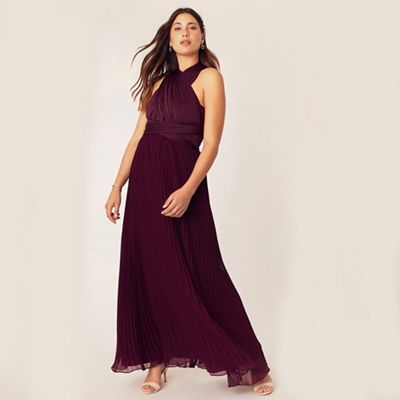 oasis burgundy dress