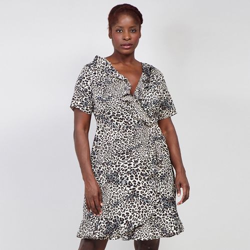 sende dø Oberst Izabel London Curve Beige Leopard Plus Size Wrap Dress - 22 - Women's -  Dresses | Compare | Silverburn Shopping Centre Glasgow