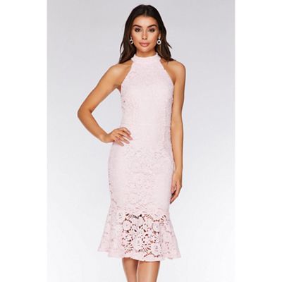 Quiz baby pink dress sale