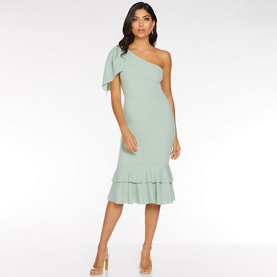 quiz sage green dress