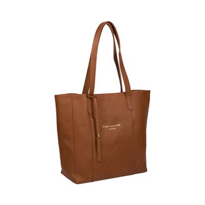 Pure Luxuries London Tan Keisha Leather Tote Bag MISC