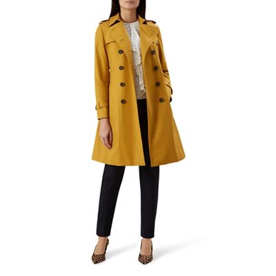 Hobbs saskia trench best sale gold