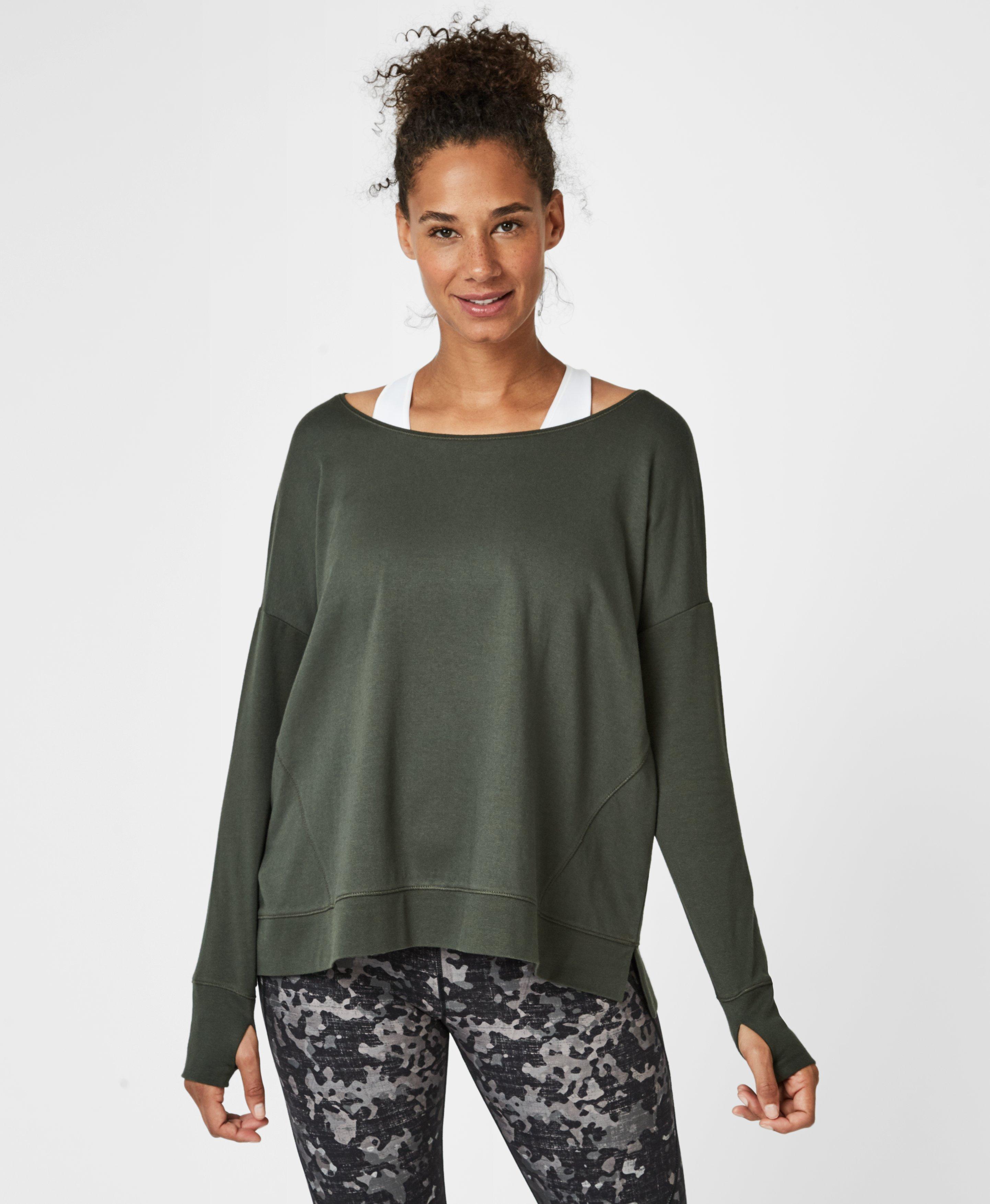 brown sweatshirt and sweatpants set