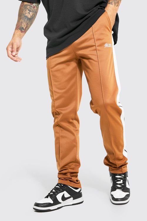 Loose Fit Tricot Joggers With Side Tape